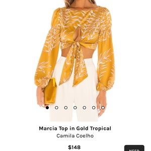 Camila Coelho Marcia Top